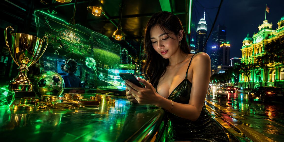 Không khí cá cược esports sôi động ban đêm tại Hồ Chí Minh với ánh đèn neon